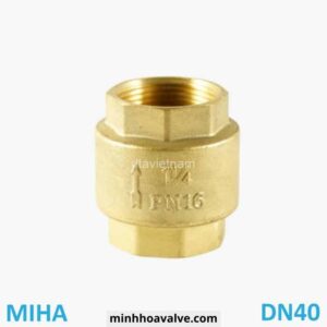 Van 1 chiều lò xo đồng Phi 49 DN40 – MIHA Series