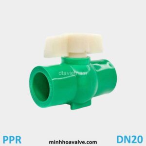 Van bi PPR màu xanh DN20