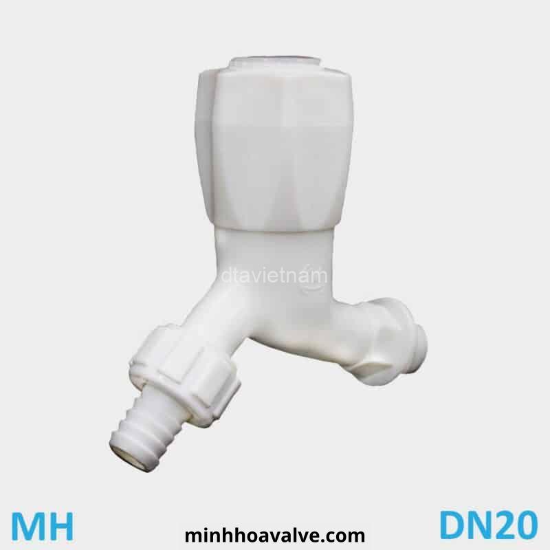 Vòi nước nhựa núm vặn nối ống mềm nhựa phi 27 DN20 1 5 Voi nuoc nhua num van noi ong mem nhua MH DN20 Phi 27 2 800x800 1 1
