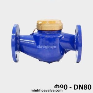 Đồng hồ nước Fuda DN80 Phi 90, nối bích