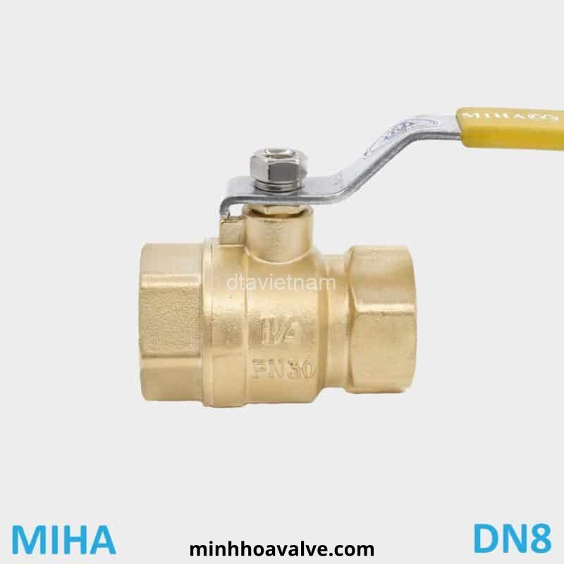 Van bi đồng tay gạt dùng cho GAS phi 14 DN8 MIHA Series 1 7 Van bi dong tay gat MIHA dung cho GAS 1 800x800 1 1