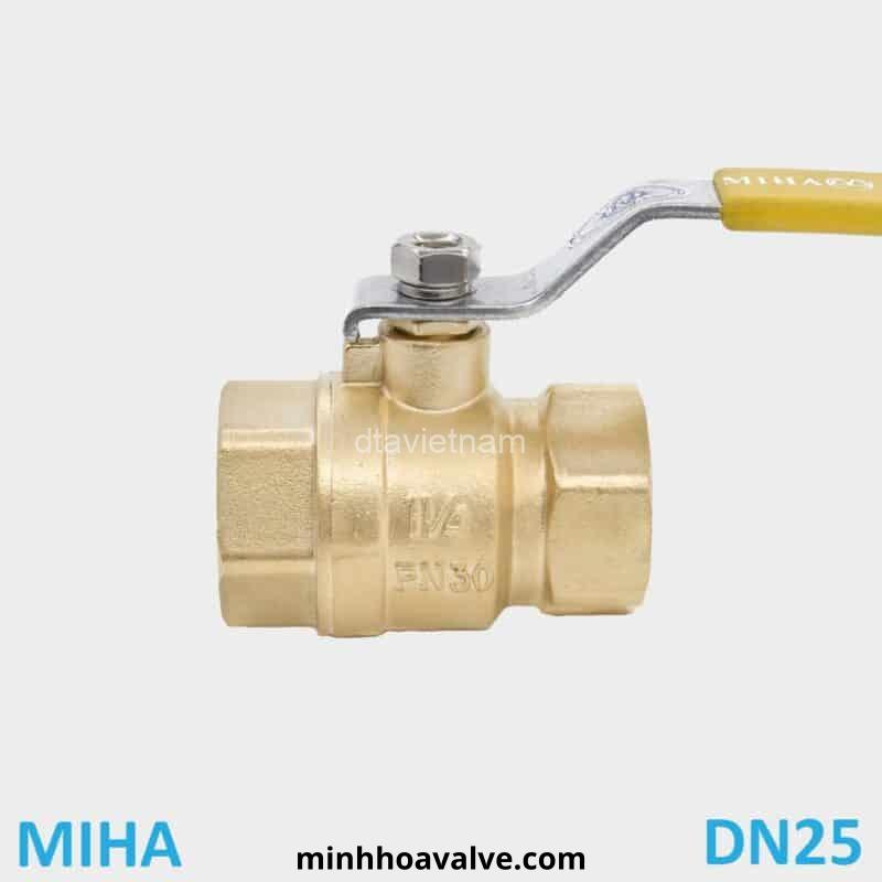 Van bi đồng tay gạt dùng cho GAS phi 34 DN25 MIHA Series 1 7 Van bi dong tay gat MIHA dung cho GAS 5 800x800 1 1