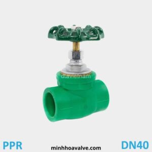 Van cửa nhựa PPR cốt đồng DN40